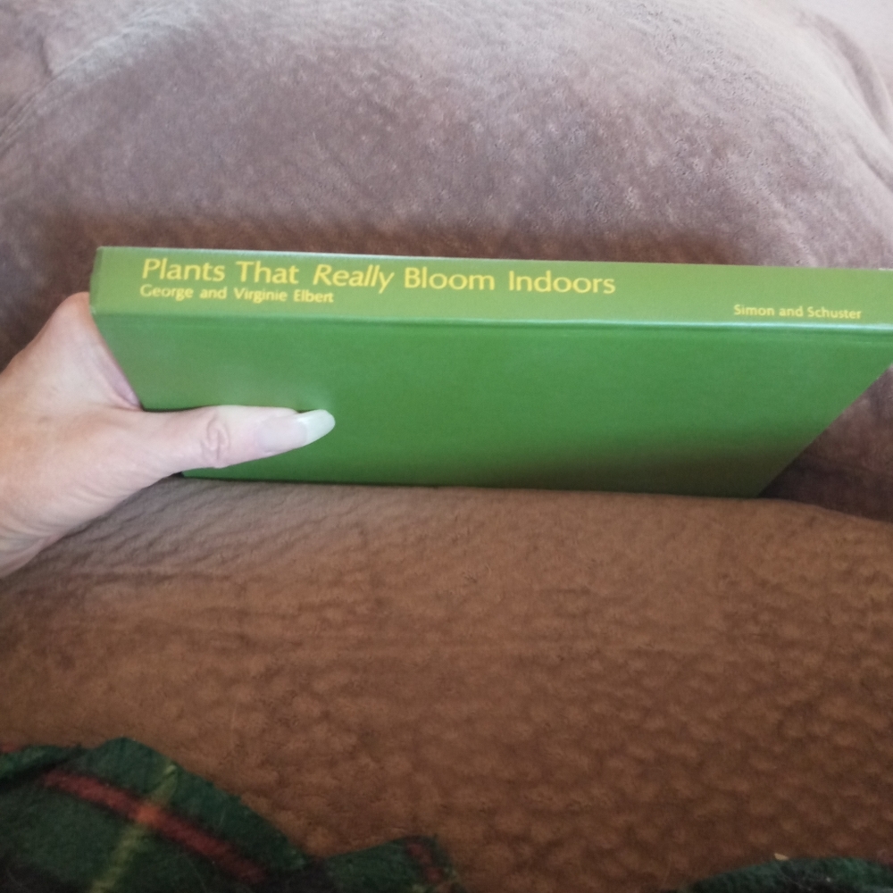 Vintage indoor plant book